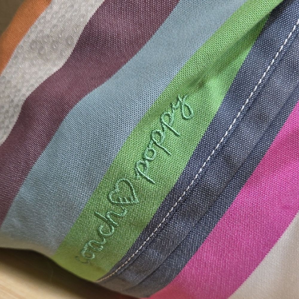 Coach Poppy Legacy Stripe Glam Tote - Picture 5 of 15